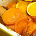 Rich and buttery sweet potatoes that have a hint of orange and cinnamon.
