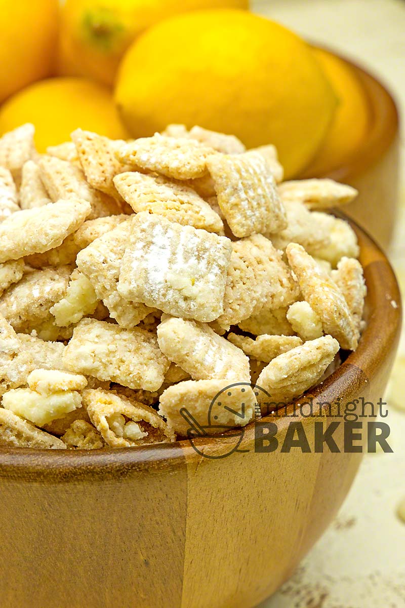 Tangy lemon and white chocolate make this snack irresistable.