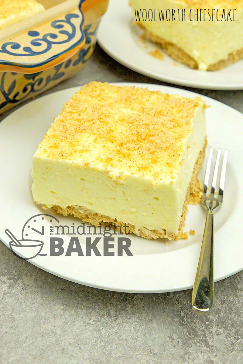 Much like a mousse, Woolworth cheesecake is light and lemony. Easy to make and no baking required.