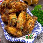 Make these wings in the air fryer or the oven. Delicious either way.