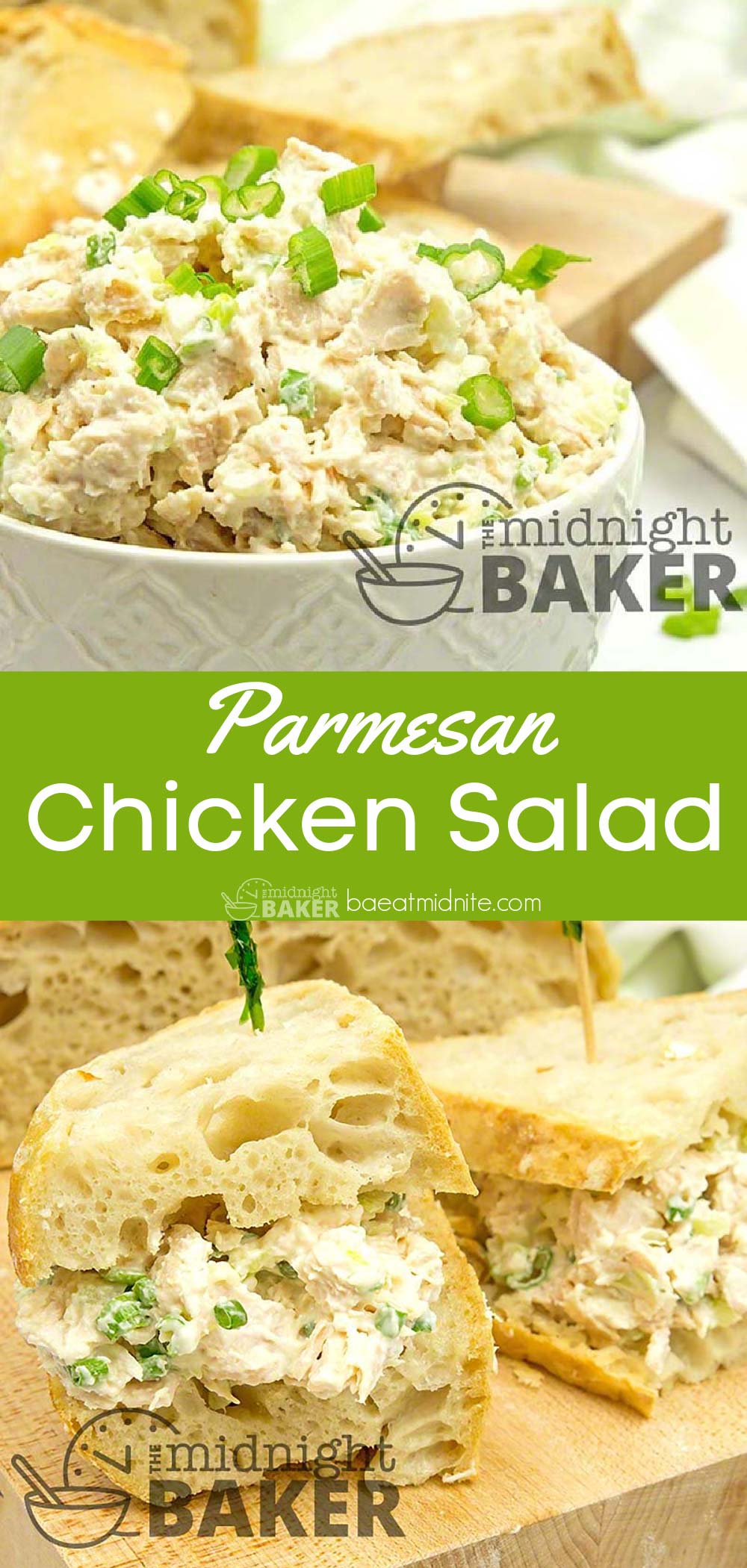 Parmesan chicken salad is a great way to use that leftover chicken.