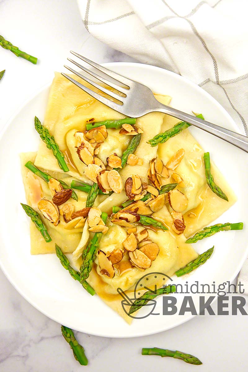 These asparagus ravioli only sound gourmet. They're ridiculously easy!