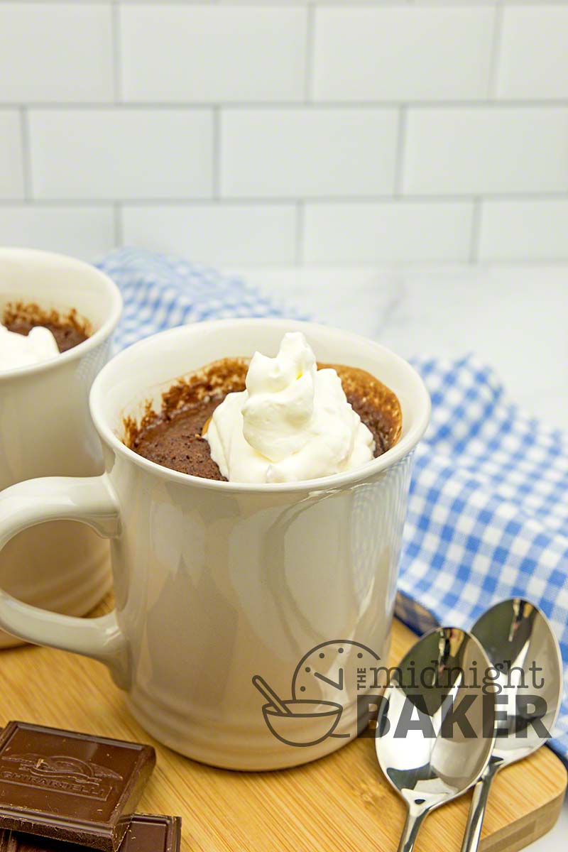 When you have to have it now, this chocolate peanut butter lava mug cake is for you.