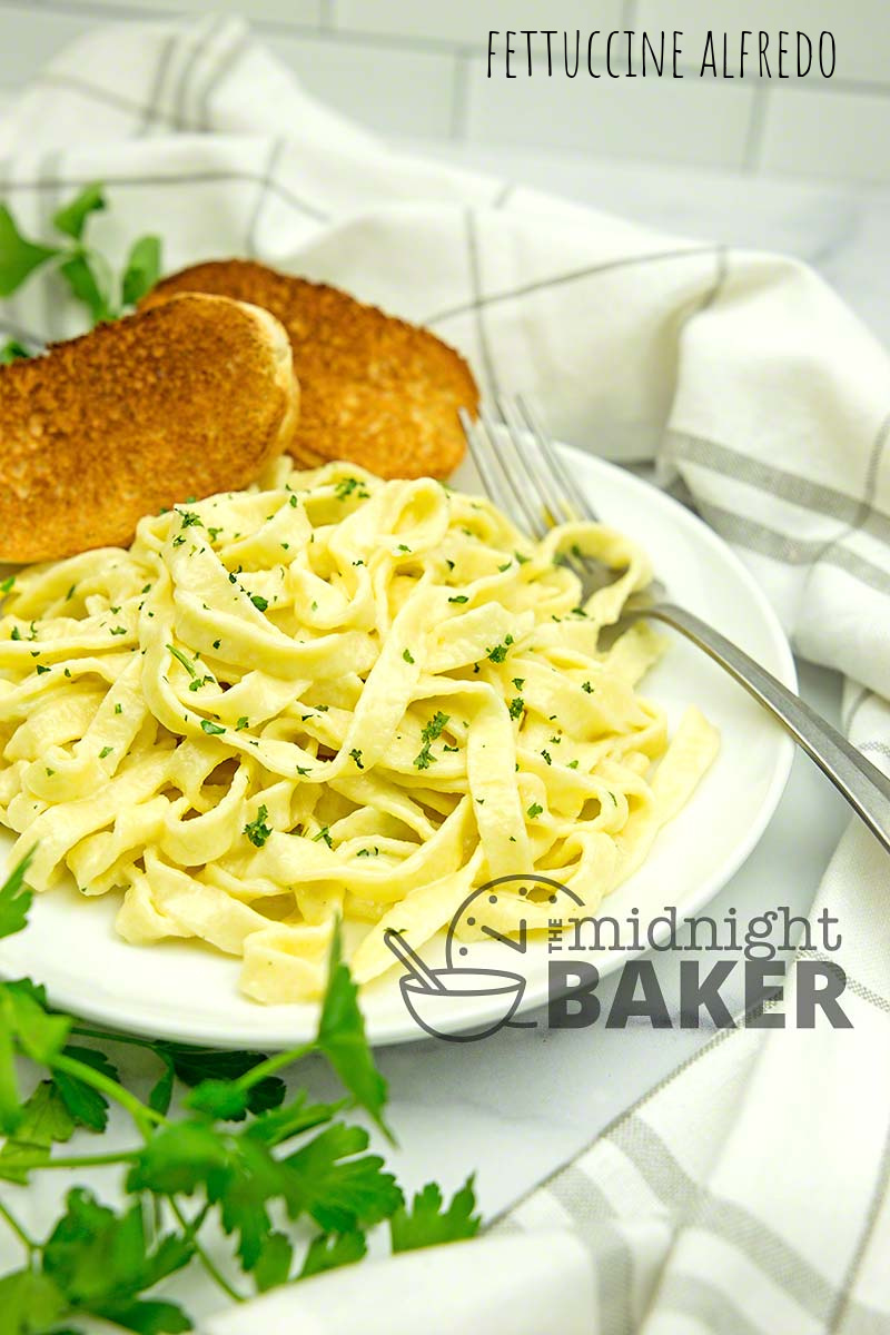 Fettuccine Alfredo is rich and creamy and so gourmet but it's easy to make.