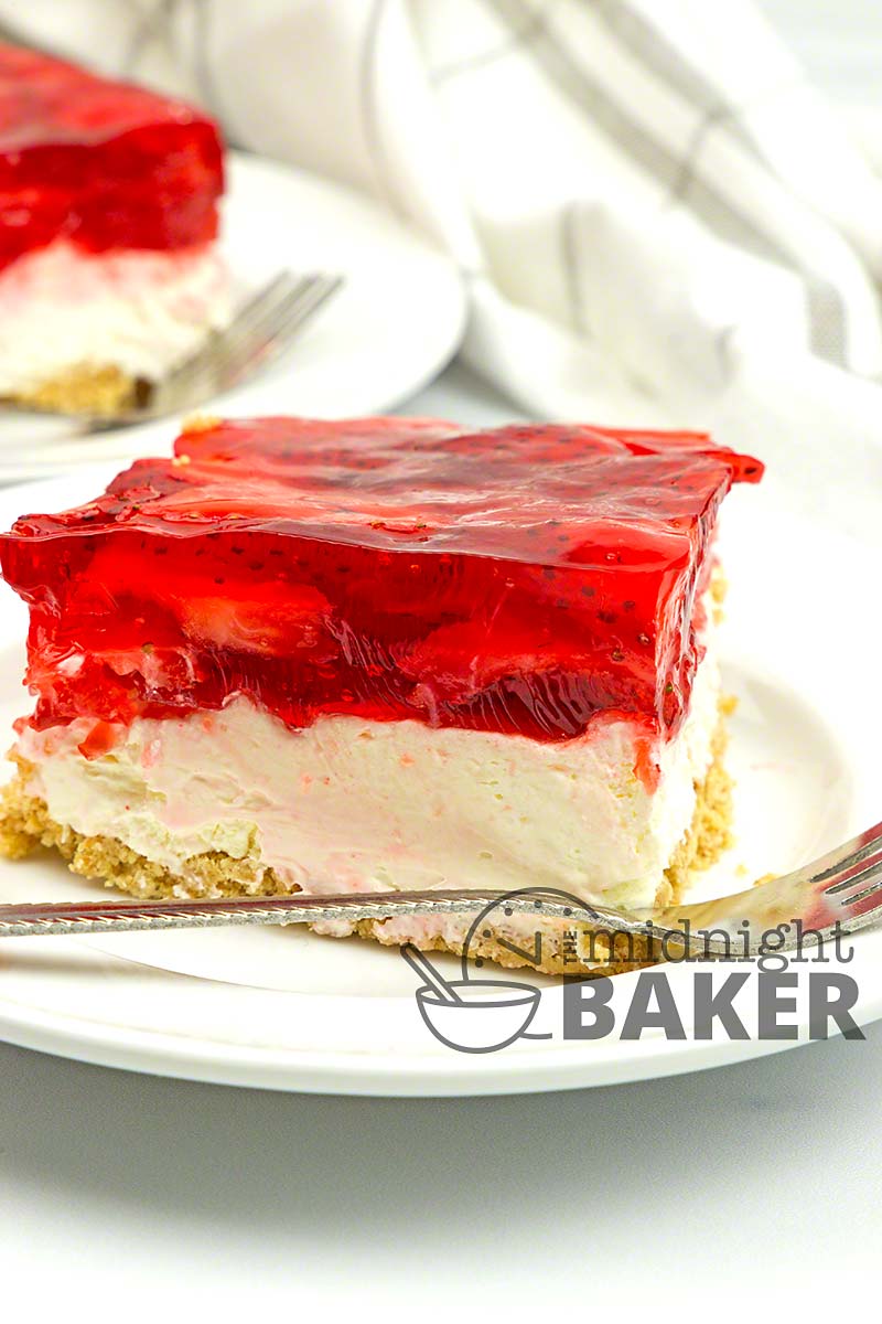 Serve this creamy strawberry no-bake dessert year round.