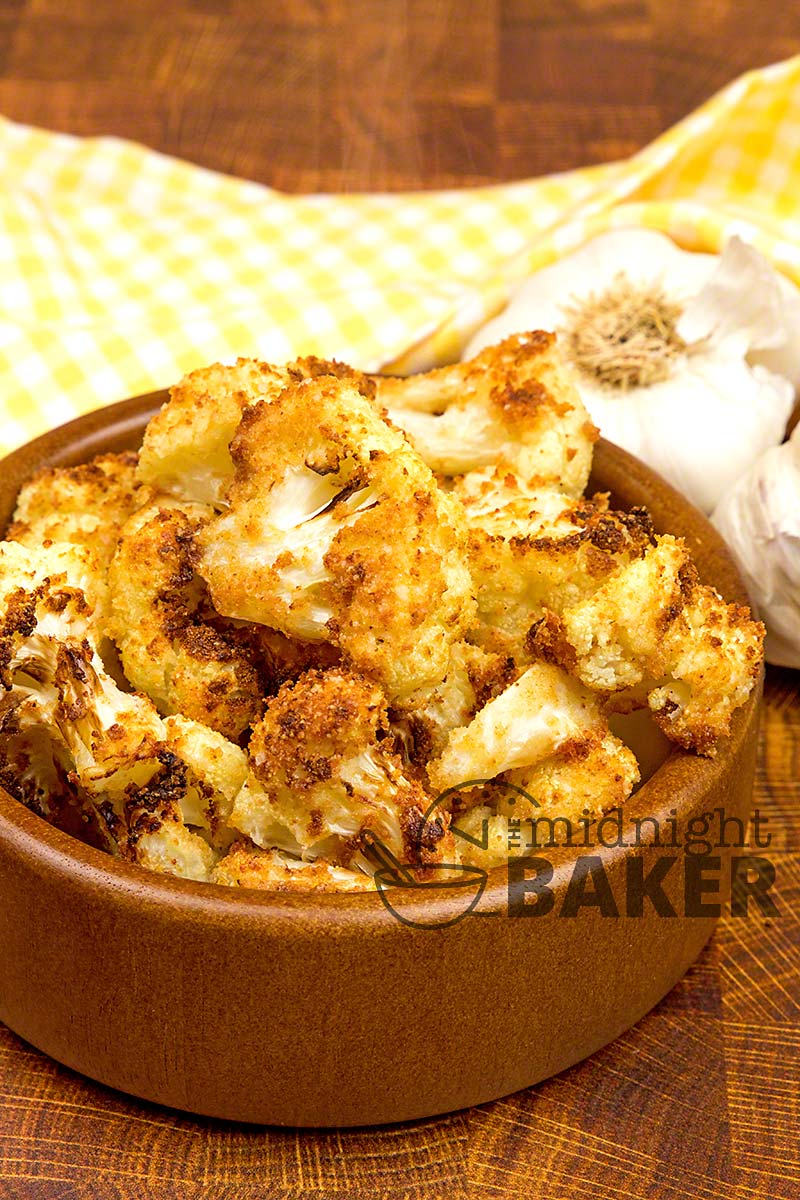 Air Fryer Garlic Parmesan Cauliflower