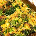 Cheesy roast broccoli