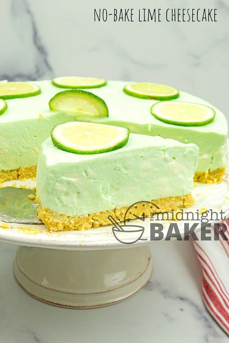 No-bake lime cheesecake