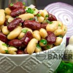 Marinated bean salad