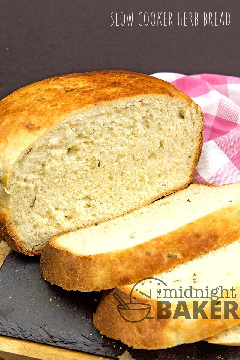 Slow cooker herb bread